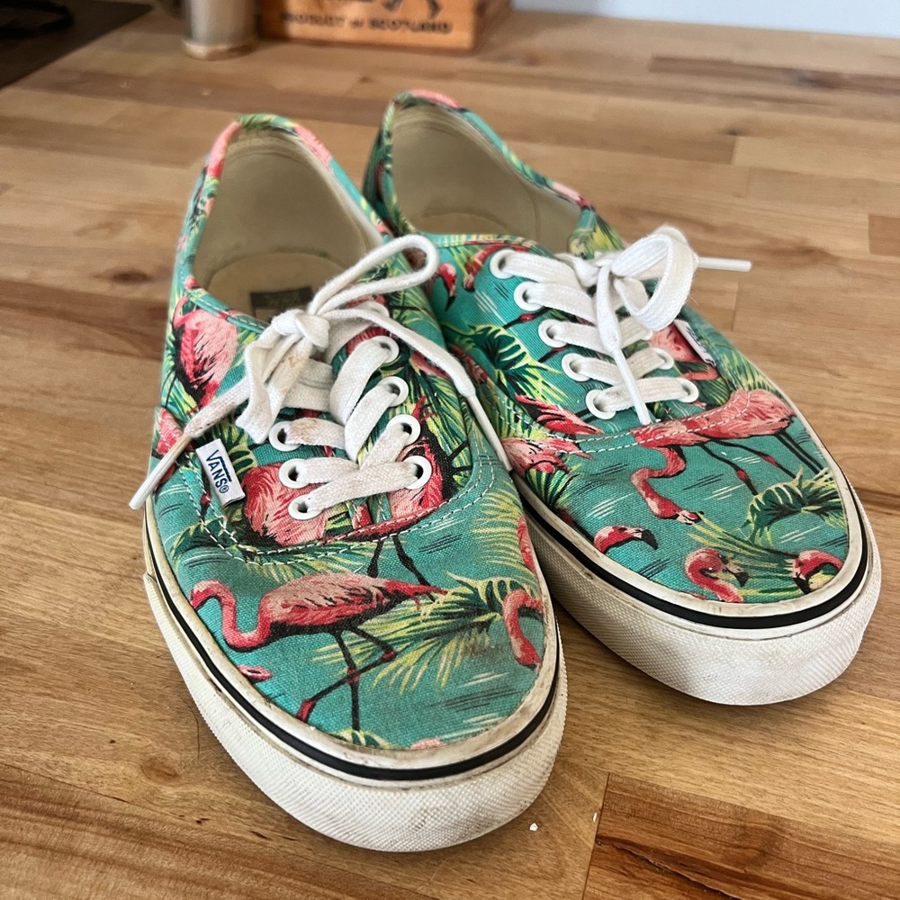 Van’s Flamingo Sneakers Women’s Size 10 or Men’s Size 8 1/2